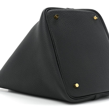 Hermes Taurillon Clemence Picotin Lock 22 MM Black 10 of 10