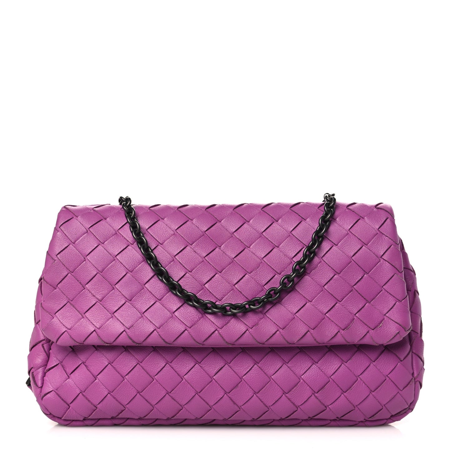 Nappa Intrecciato Mini Messenger Bag Peony