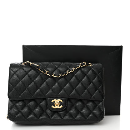 Chanel Caviar Quilted Medium Double Flap Black 13 of 13