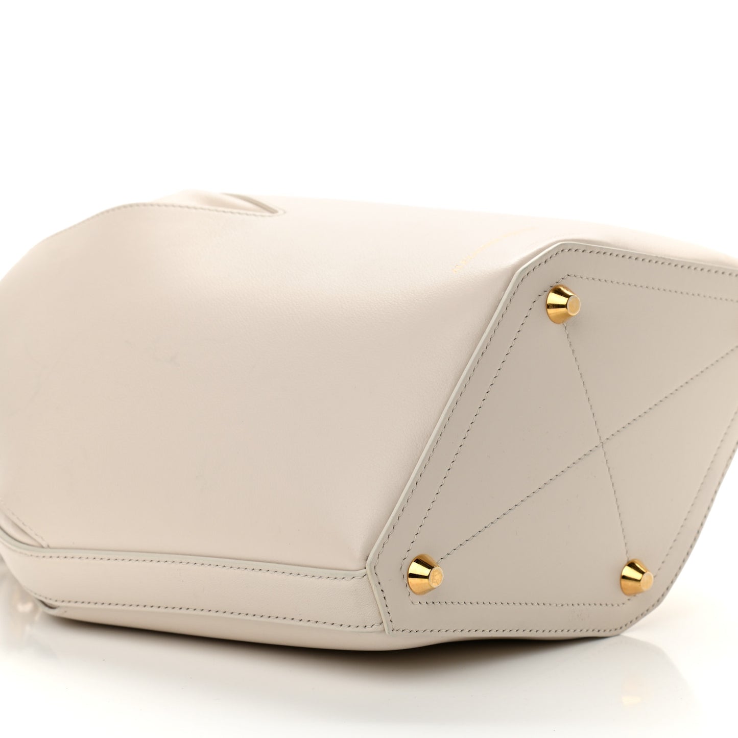Calfskin The Bucket Bag White