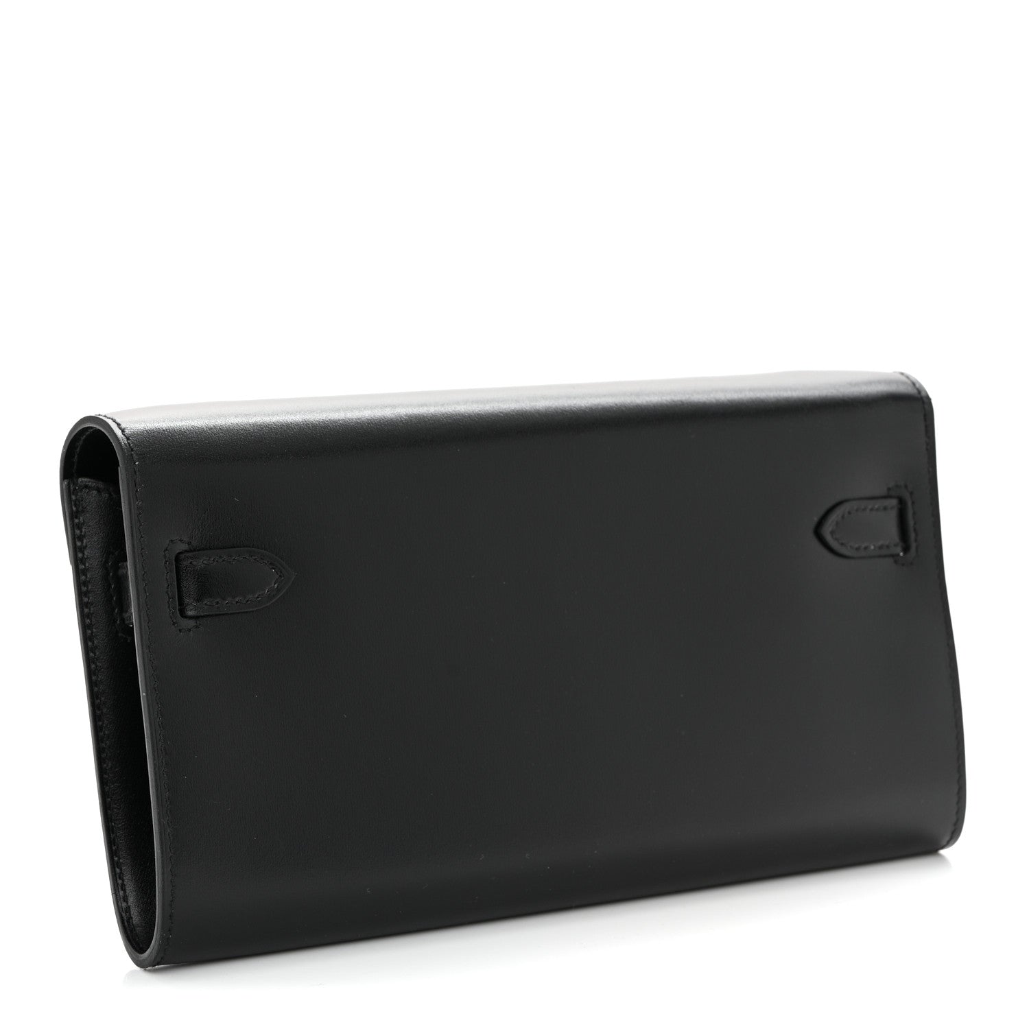 Hermes Box Kelly Wallet To Go Black 3 of 9