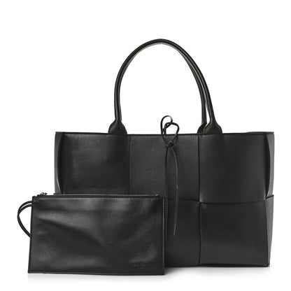 Bottega Veneta Nappa Maxi Intrecciato Arco Tote Black 1 of 8