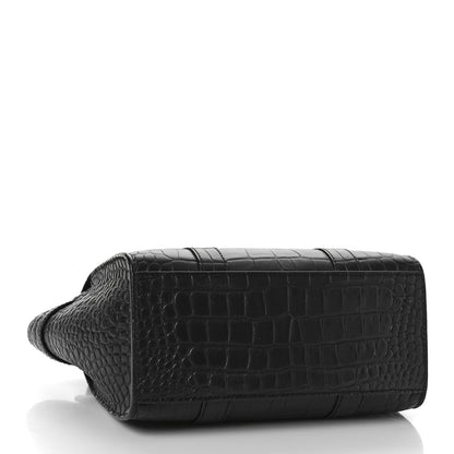Mulberry Crocodile Embossed Mini Zipped Bayswater Black 4 of 8