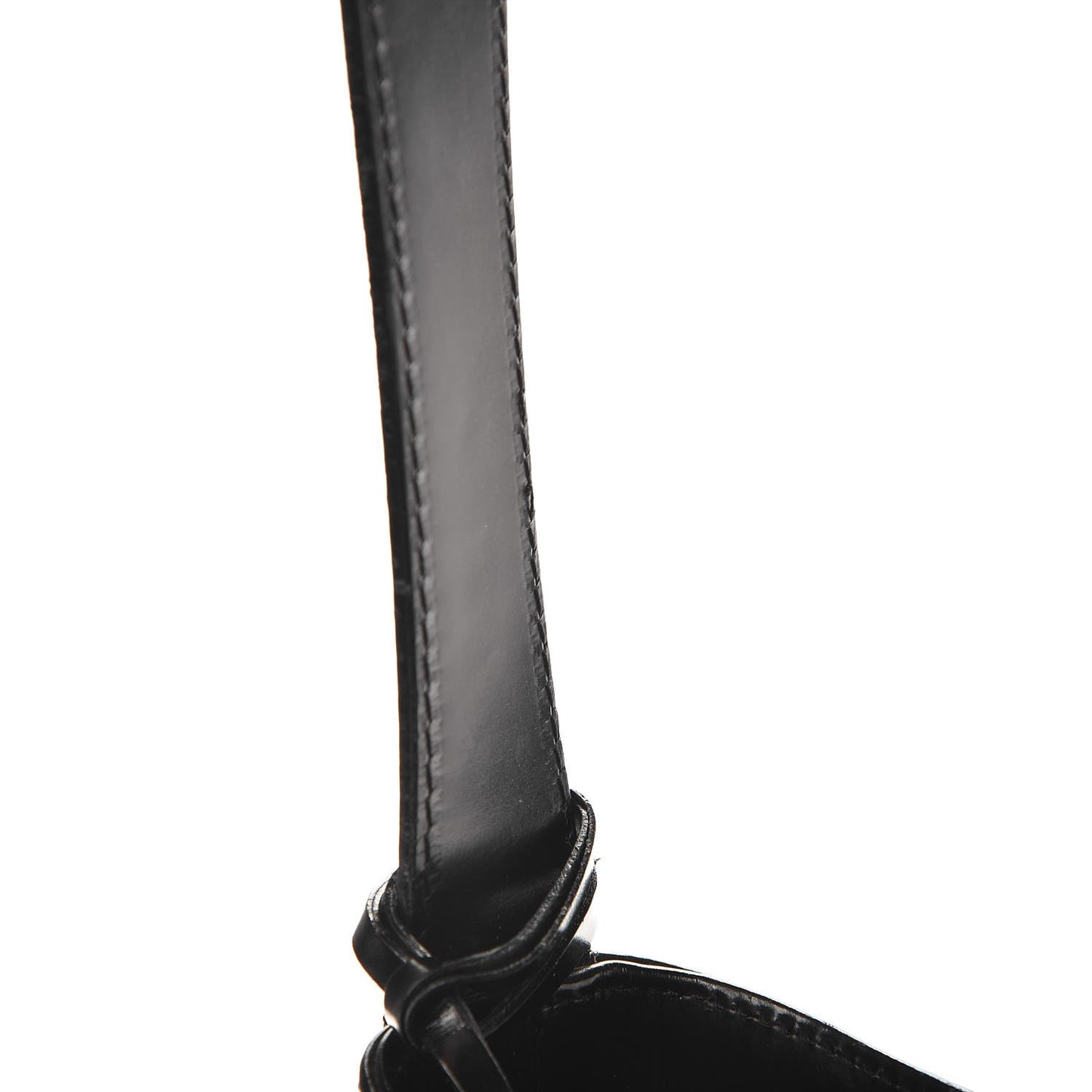 House Check Shoulder Bag Black