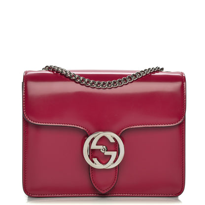 Gucci Shade Lux Calfskin Small Interlocking G Shoulder Bag Petunia 1 of 6