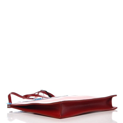 Celine Smooth Calfskin Mini Clasp Bag Pop Red 3 of 7