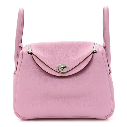 Hermes Taurillon Clemence Lindy 26 Mauve Sylvestre 1 of 10