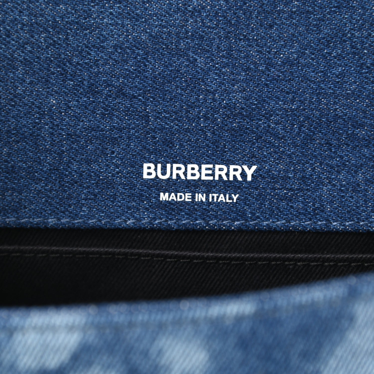 Burberry Denim Quilted Small Lola Bag Blue 6 of 9