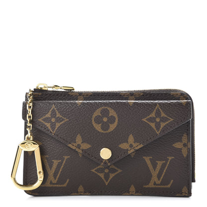 Louis Vuitton Monogram Recto Verso Card Holder Black 1 of 10