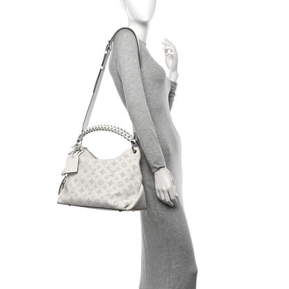 Louis Vuitton Mahina Beaubourg Hobo MM Snow 2 of 10