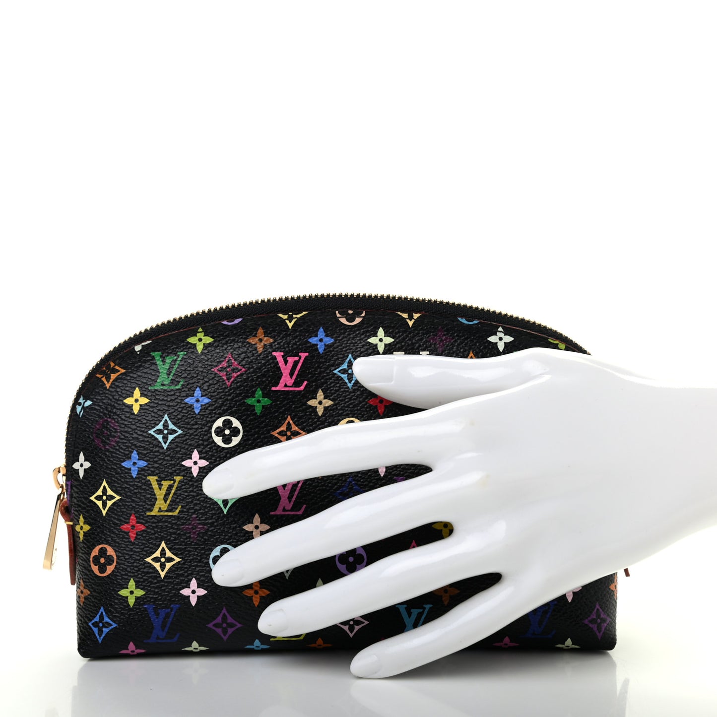 Monogram Multicolor Cosmetic Pouch Black Grenade