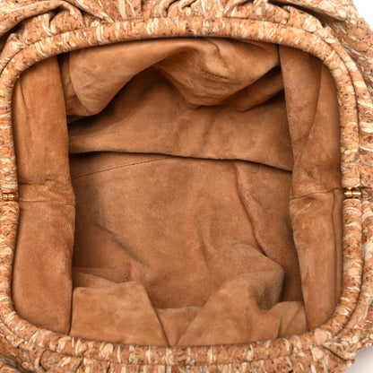 Bottega Veneta Cork The Pouch Oversized Clutch Natural 4 of 10
