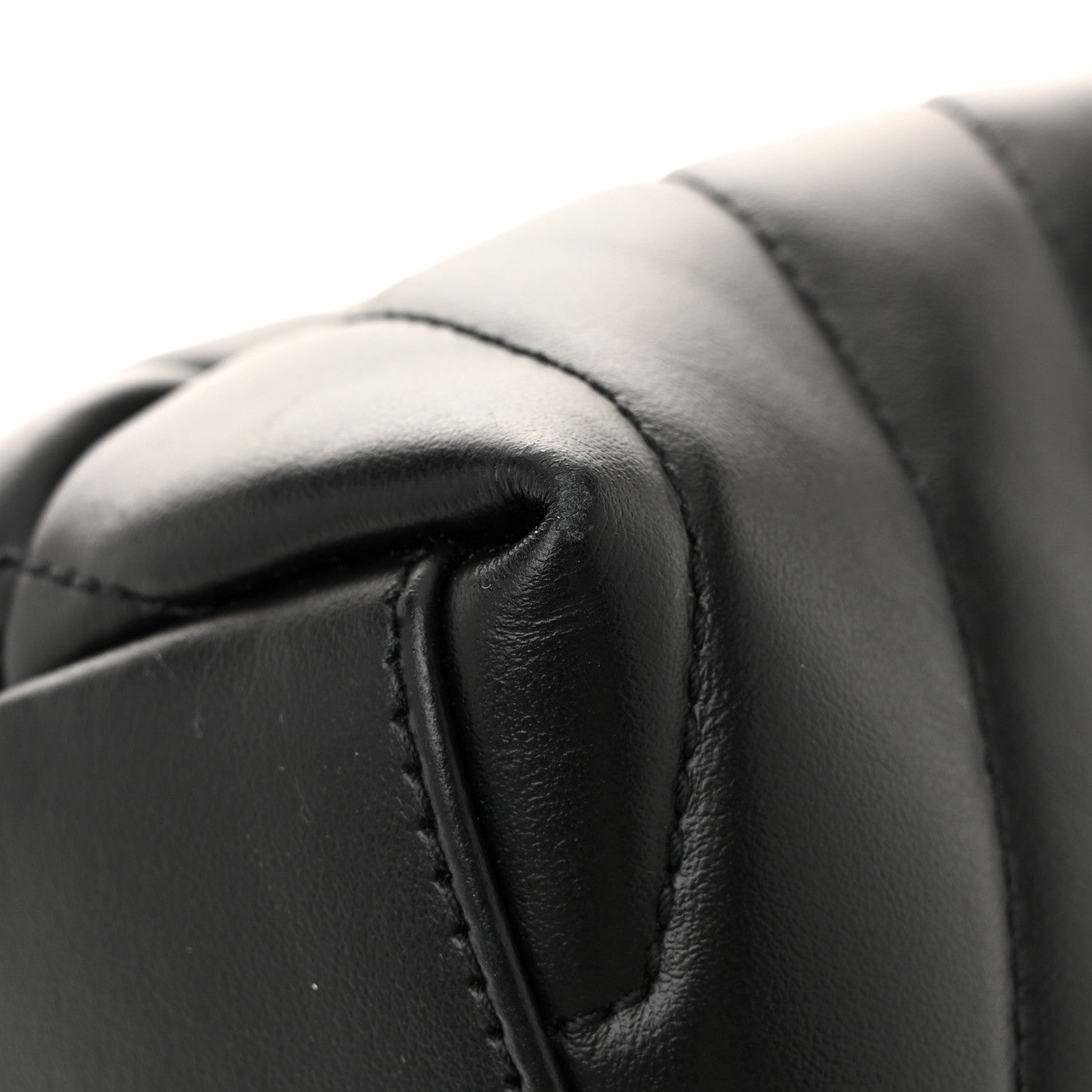 Saint Laurent Calfskin Y Quilted Monogram Small Loulou Chain Satchel Black 11 of 12