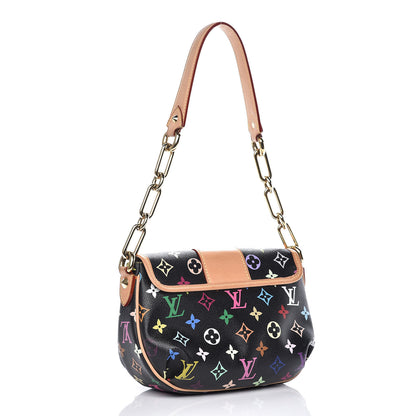 Louis Vuitton Monogram Multicolor Patti Black 3 of 13
