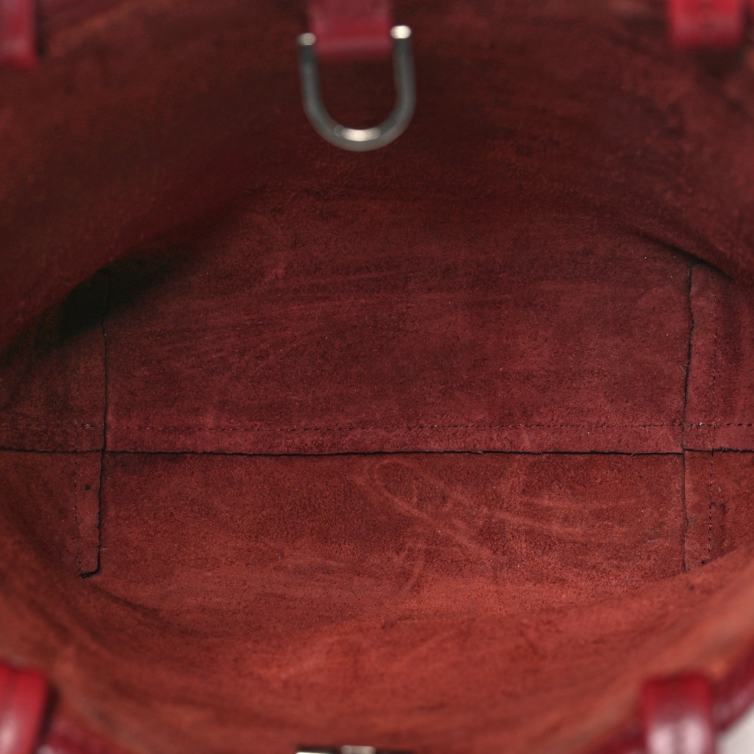 The Row Grained Calfskin Small Park Tote Terracotta 5 of 11