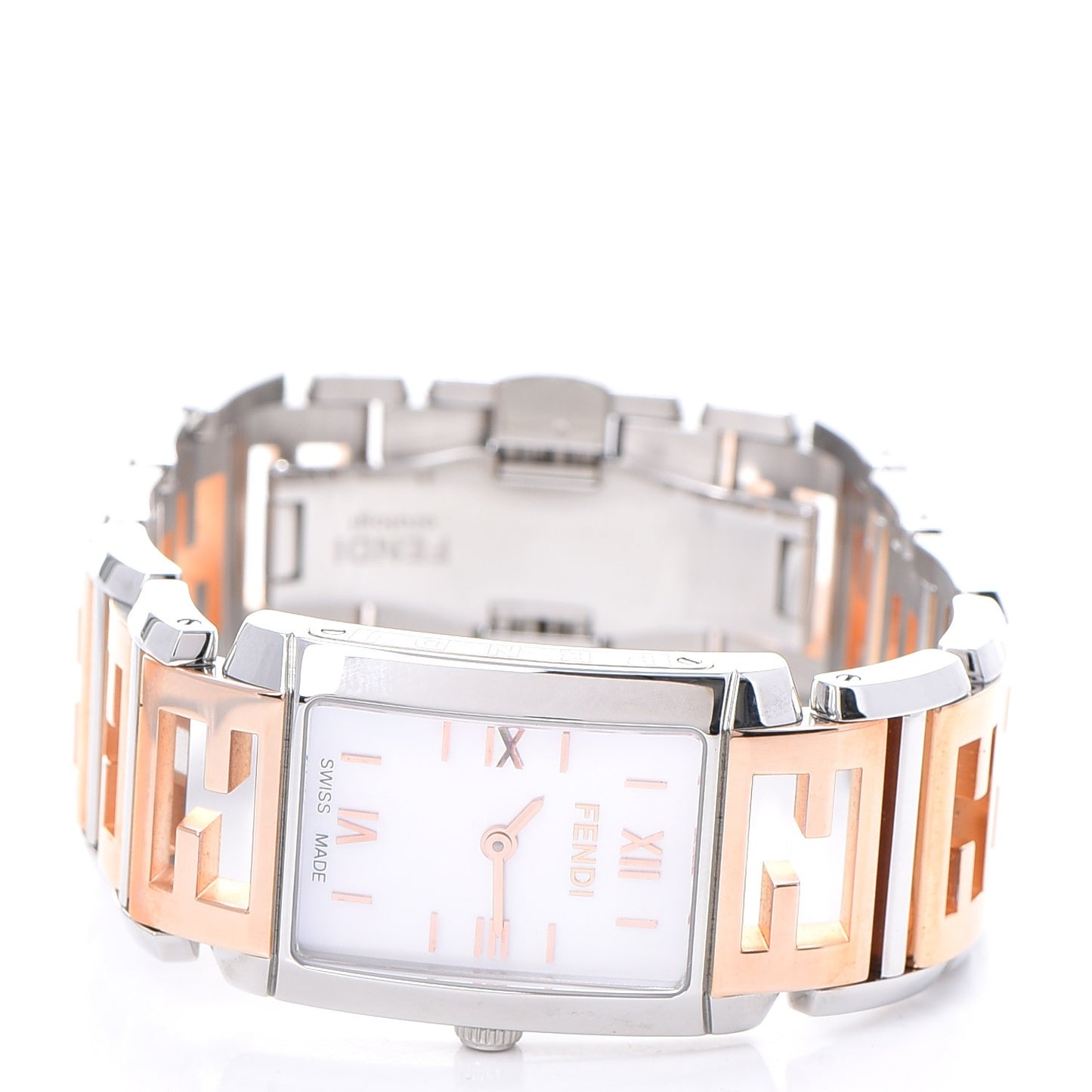 Stainless Steel 25mm Forever Tank Two Tone Quartz Watch