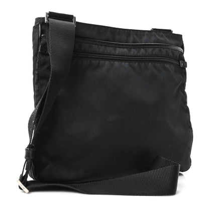 Prada Tessuto Nylon Saffiano Small Crossbody Bag Black 3 of 10