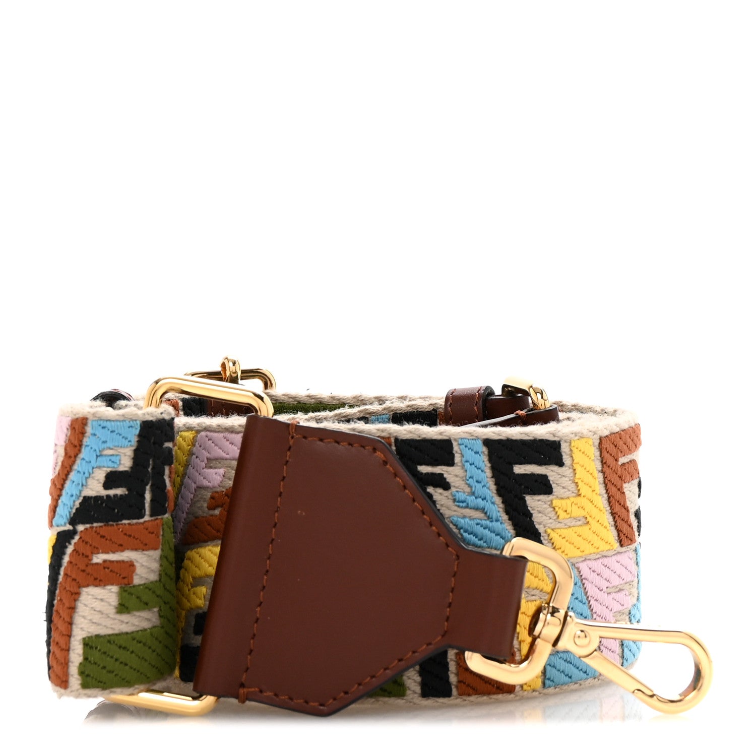Fendi X SARA COLEMAN Canvas Vitello King FF Fish Eye Strap You Multicolor 1 of 6