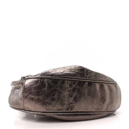 Balenciaga Metallic Agneau Arena Le Cagole Shoulder Bag XS Dark Bronze 5 of 11