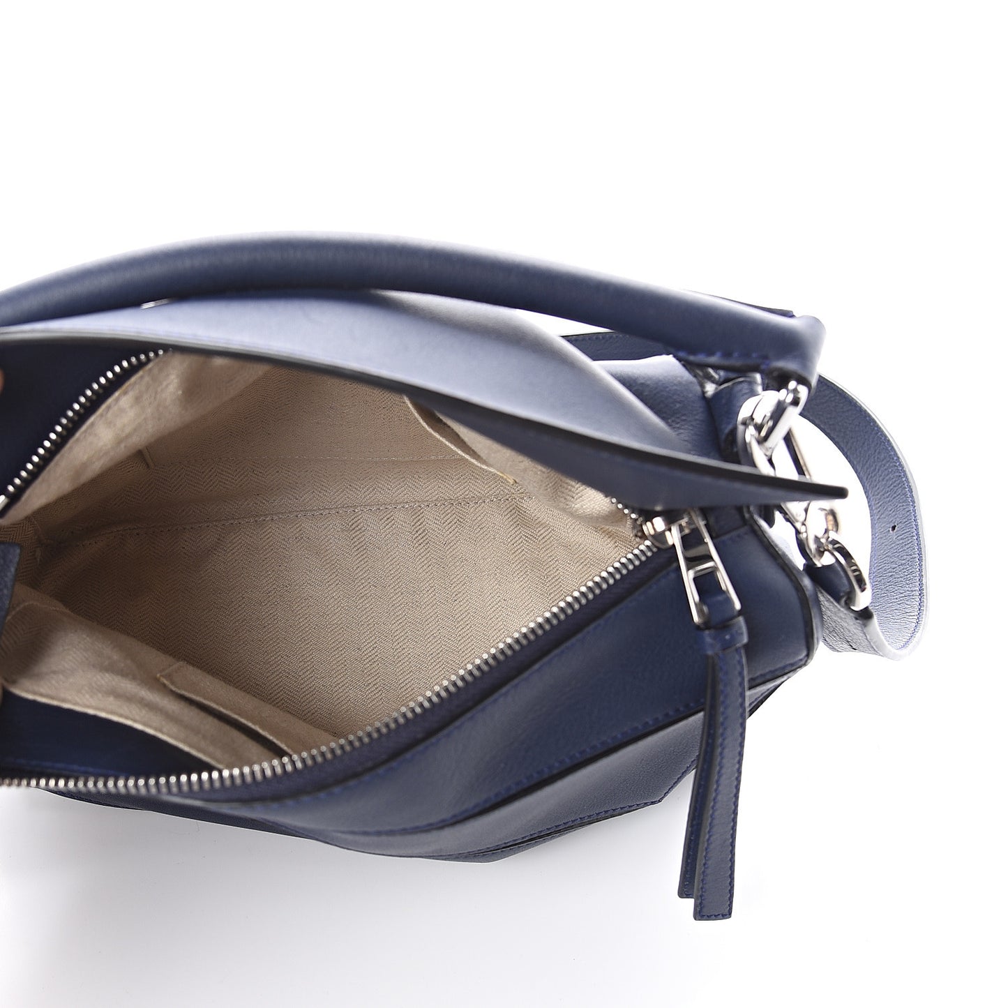 Calfskin Small Puzzle Bag Navy