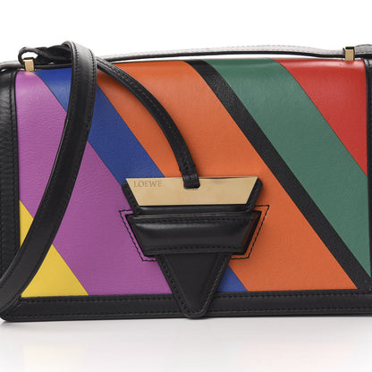 Loewe Calfskin Barcelona Striped Shoulder Bag Multicolor 13 of 13