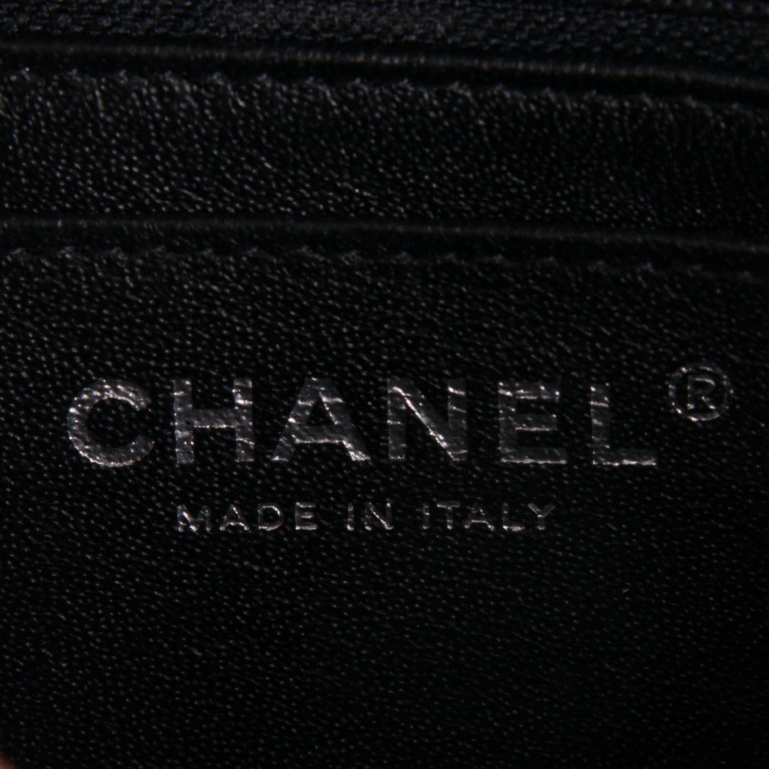 Chanel Caviar Chevron Quilted Mini Square Flap Black 6 of 7