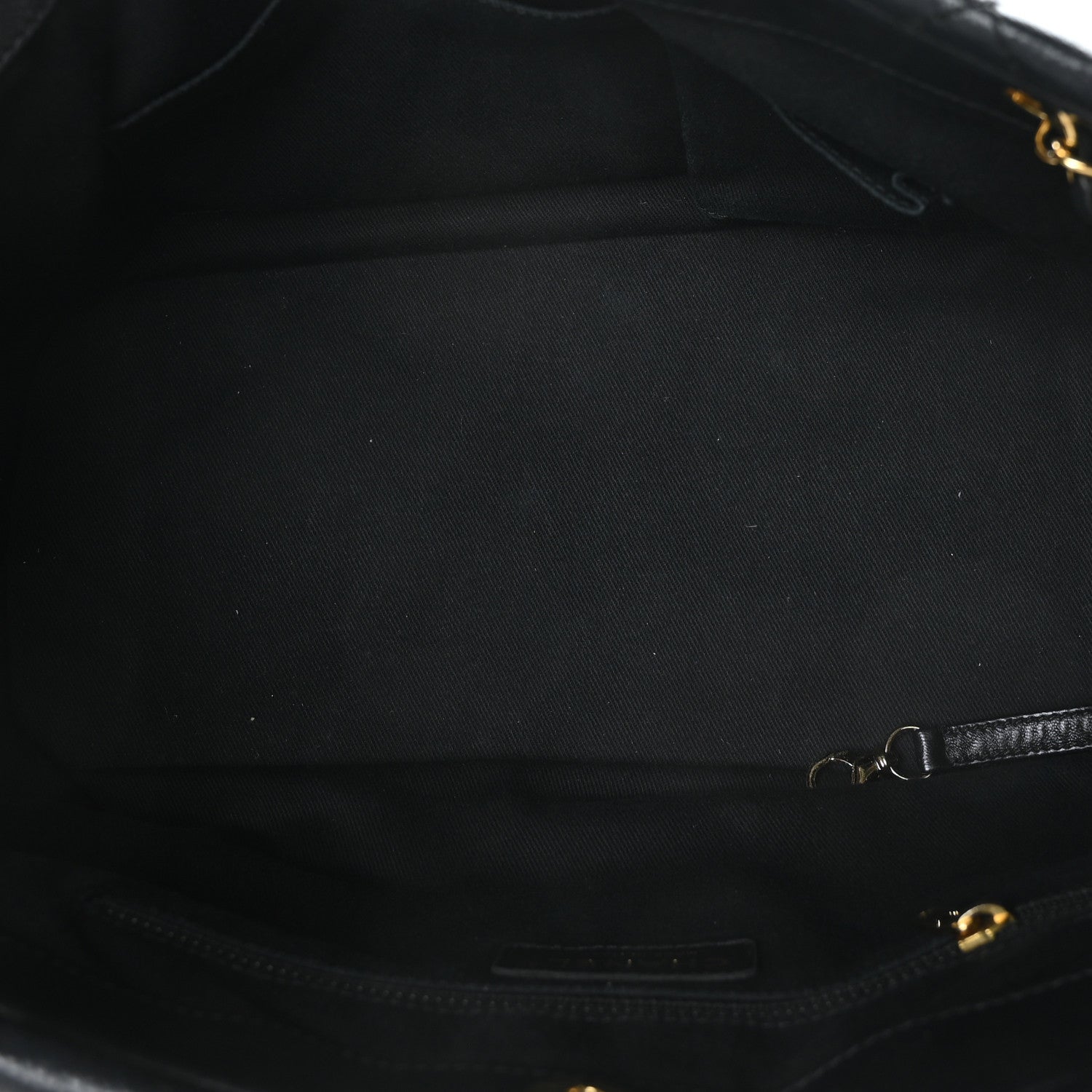 Chanel Caviar Quilted CC Timeless Soft Tote Black 5 of 11