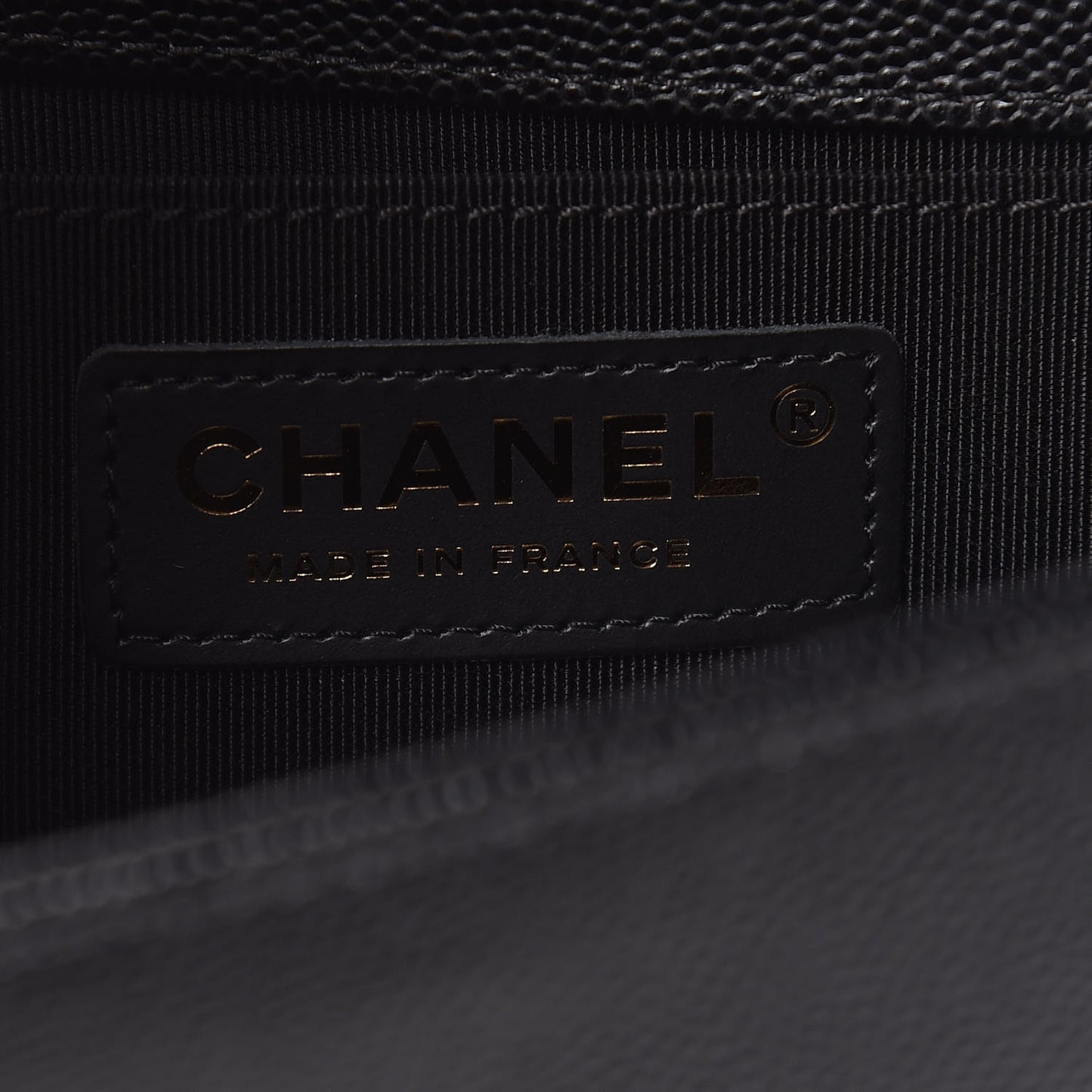 Caviar Quilted Small Boy Flap Black