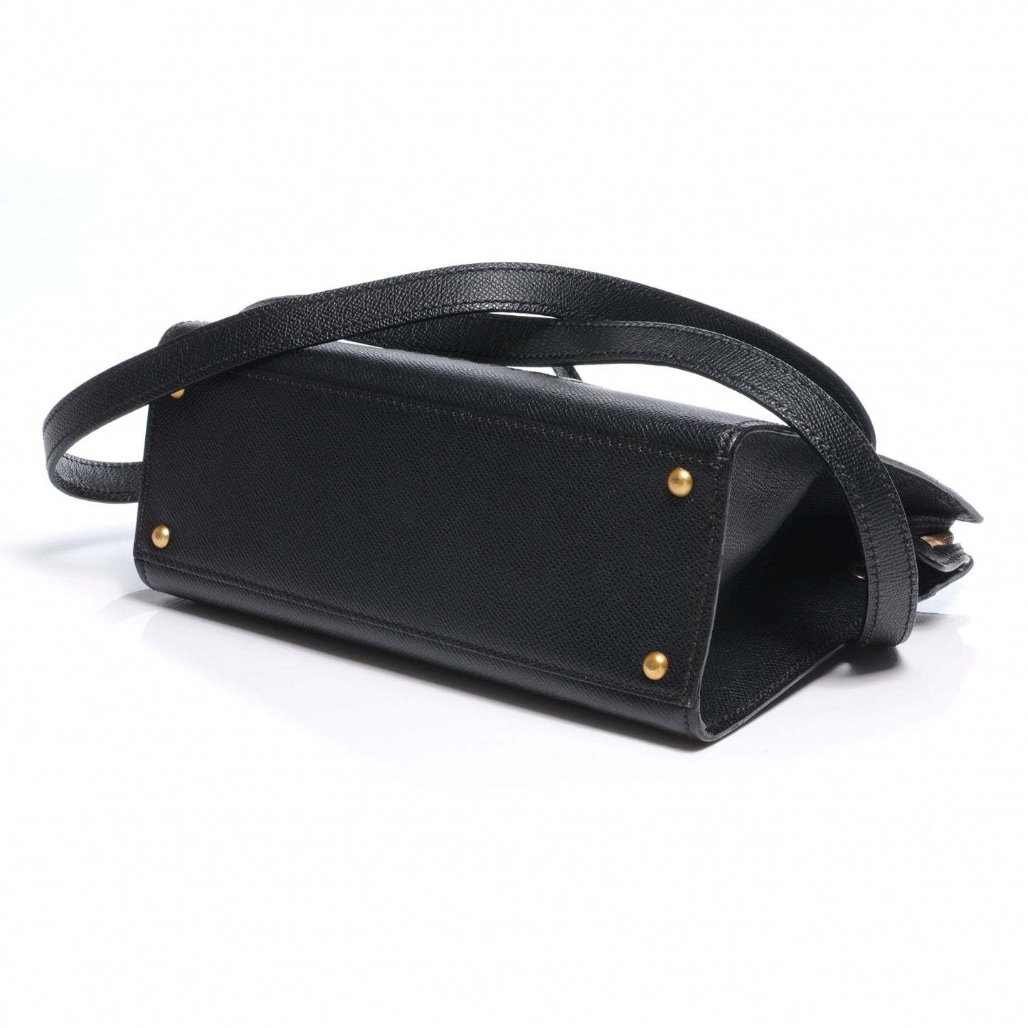 Caviar Simple Shoulder Bag Black