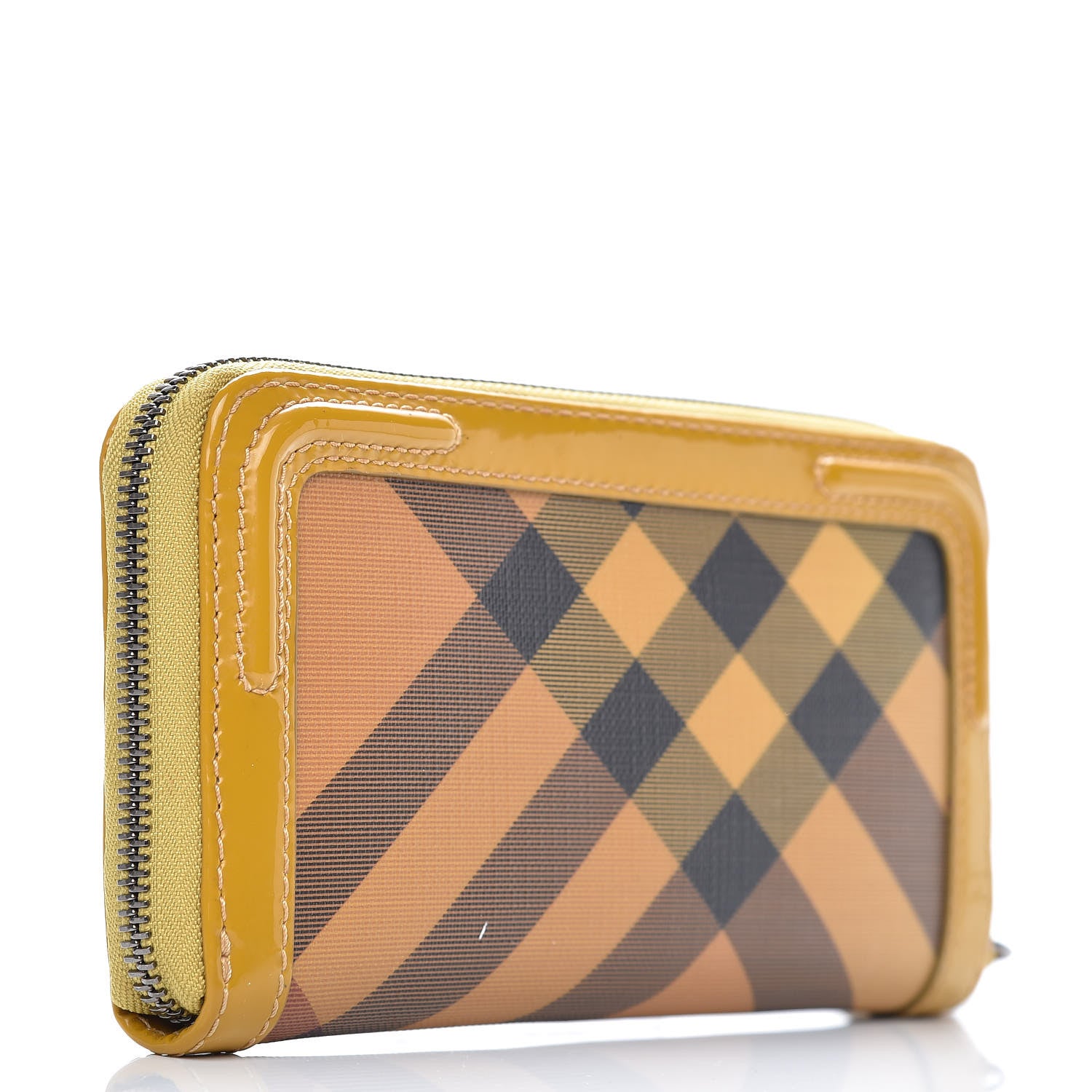 Burberry Nova Pop Degrade Large Zip Around Wallet Yellow 3 of 8