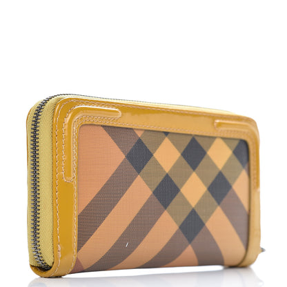 Burberry Nova Pop Degrade Large Zip Around Wallet Yellow 3 of 8