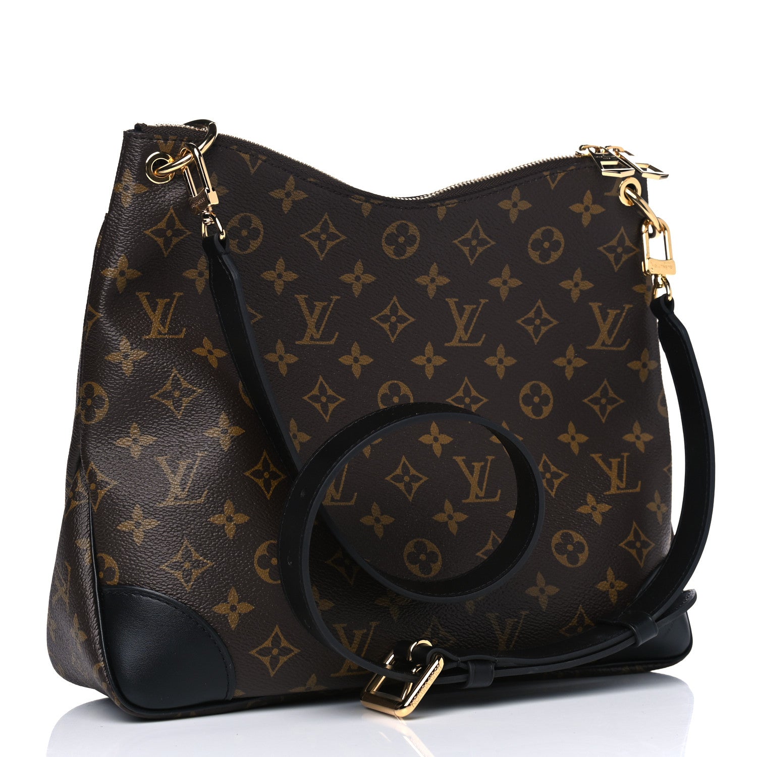 Louis Vuitton Monogram Odeon MM Black 2 of 5