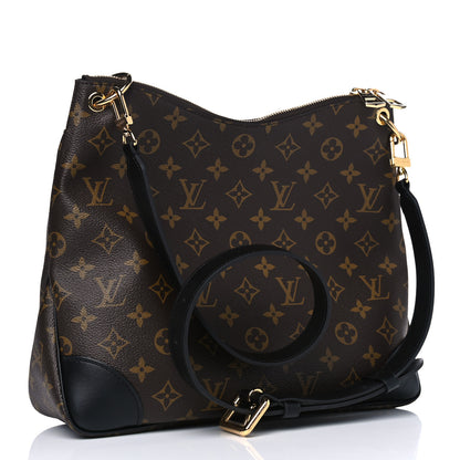 Louis Vuitton Monogram Odeon MM Black 2 of 5