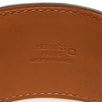 Hermes Shiny Alligator Collier De Chien CDC Bracelet T2 Belu Encre 4 of 5