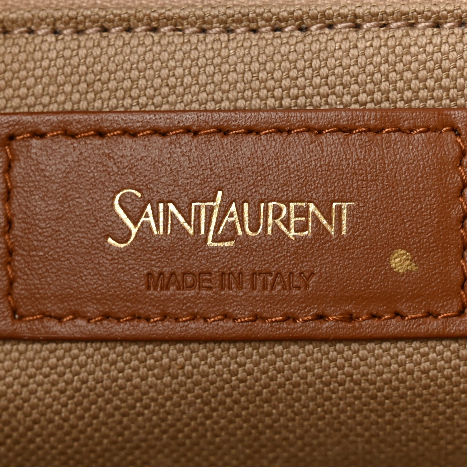 Saint Laurent Canvas Calfskin Y Tote Desert Dust Brick 6 of 10