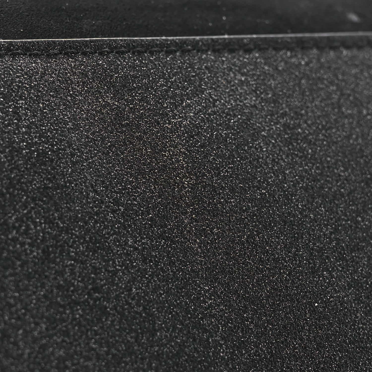 Christian Louboutin Suede Glitter Calfskin Embellished Paloma Clutch Black 15 of 15