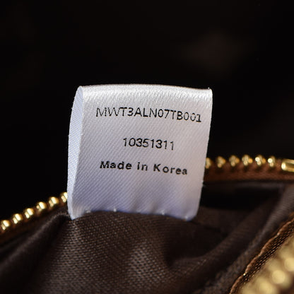 MCM Metallic Saffiano Nuovo Tote Gold 10 of 19