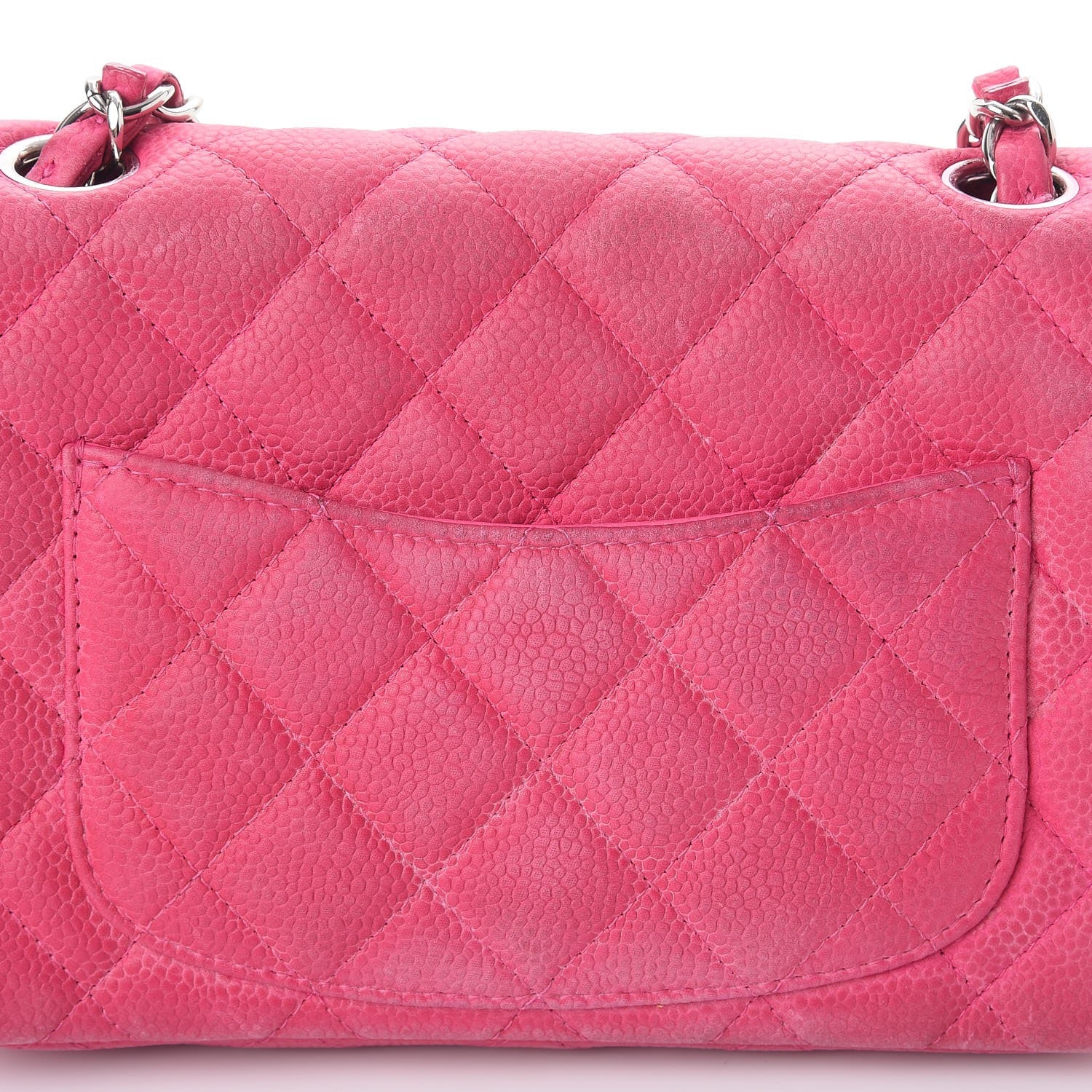 Chanel Iridescent Caviar Quilted Mini Rectangular Flap Pink 11 of 17