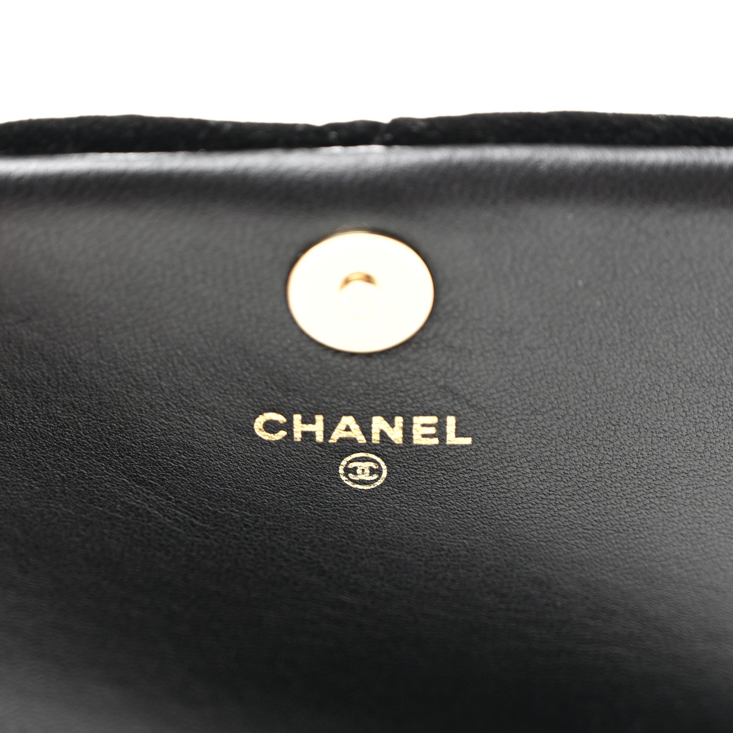 Chanel Velvet Diamanté Quilted Flap Clutch Black 6 of 11