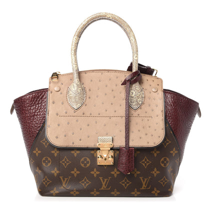 Louis Vuitton Monogram Ostrich Lizard Majestueux PM Bordeaux 1 of 10