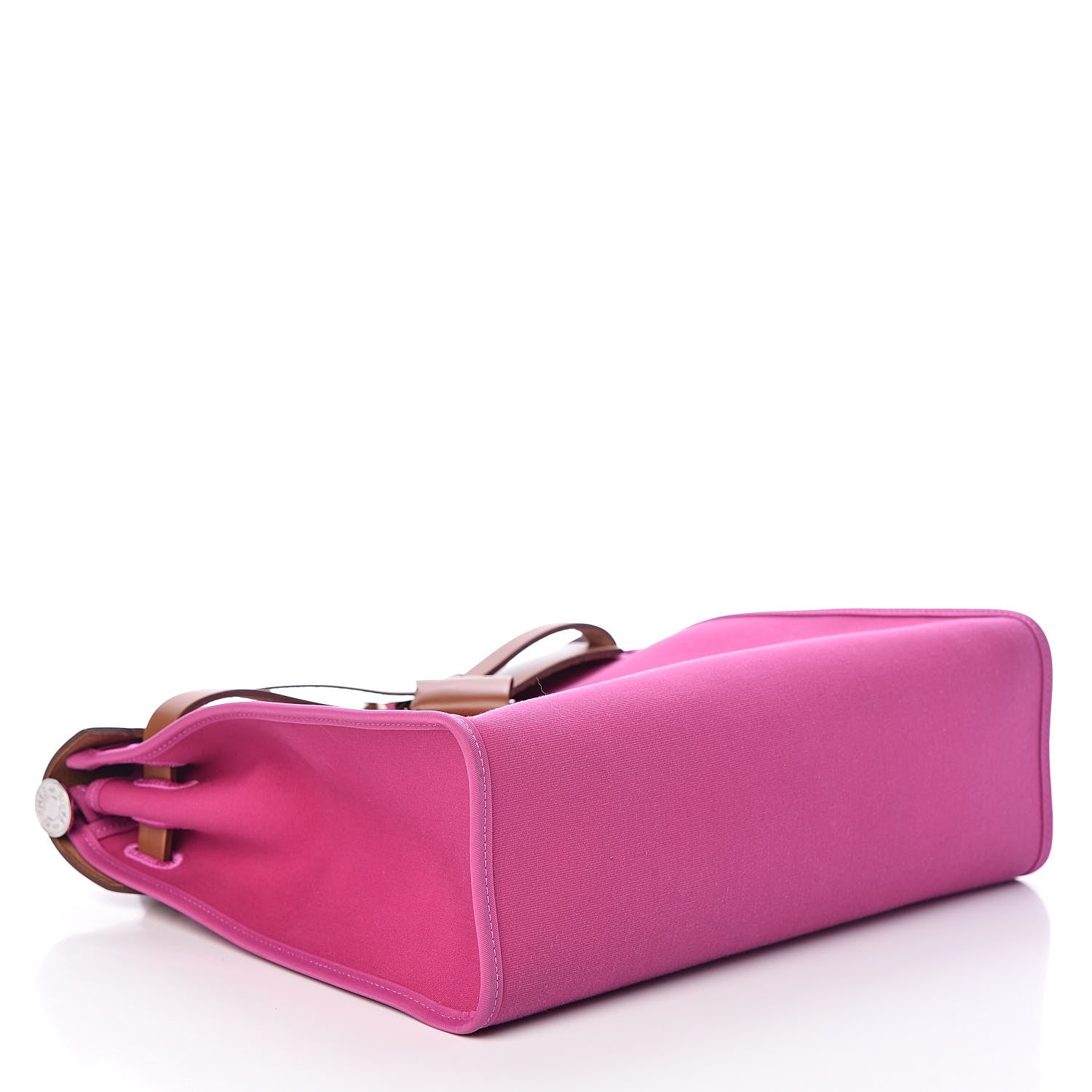 Hermes Vache Hunter Toile Herbag Zip 31 PM Magnolia Fauve 4 of 10