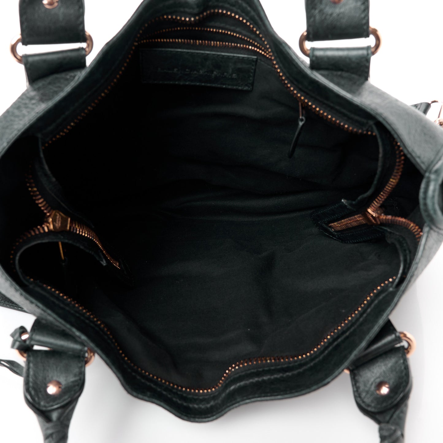 Agneau Giant 21 Rose Gold Hardware City Black