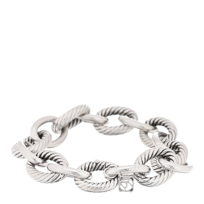 David Yurman Sterling Silver 17mm Extra Large Oval Link Bracelet 2 of 3