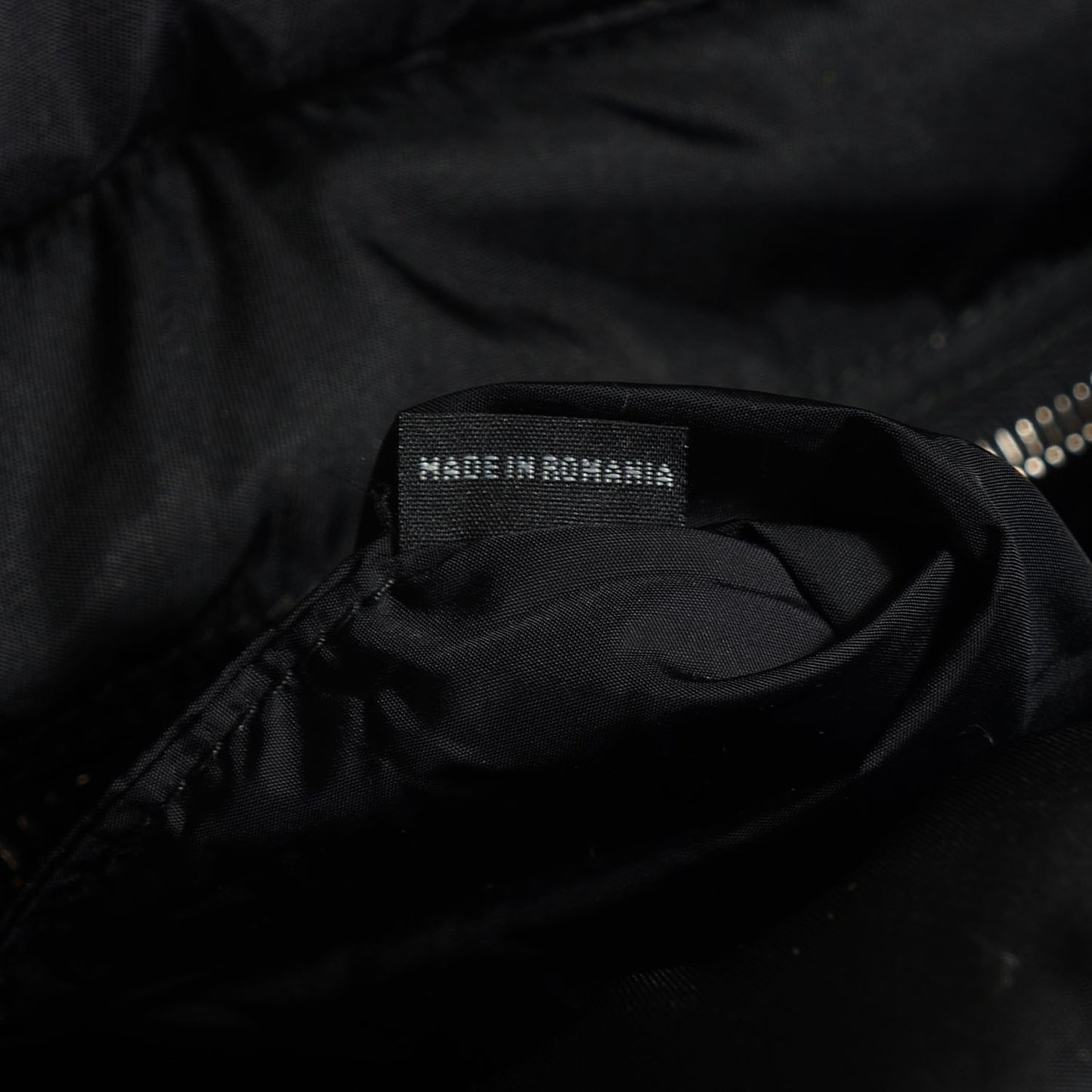 Tessuto Nylon Bomber Tote Nero Black