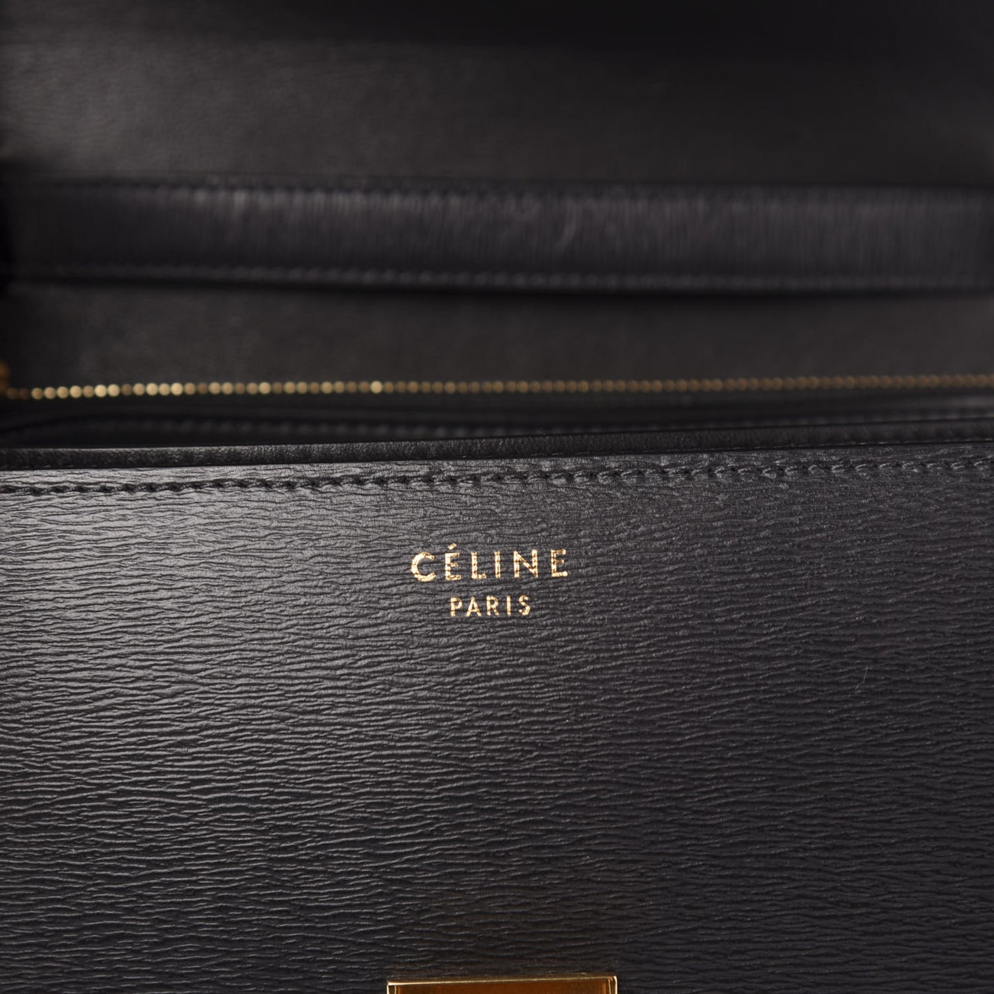 Liege Calfskin Medium Classic Box Flap Bag Anthracite