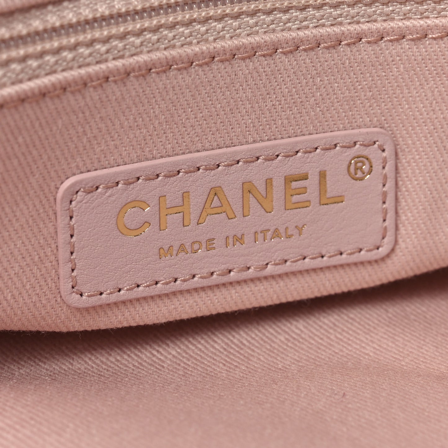 Straw Lurex Small Deauville Tote Pink