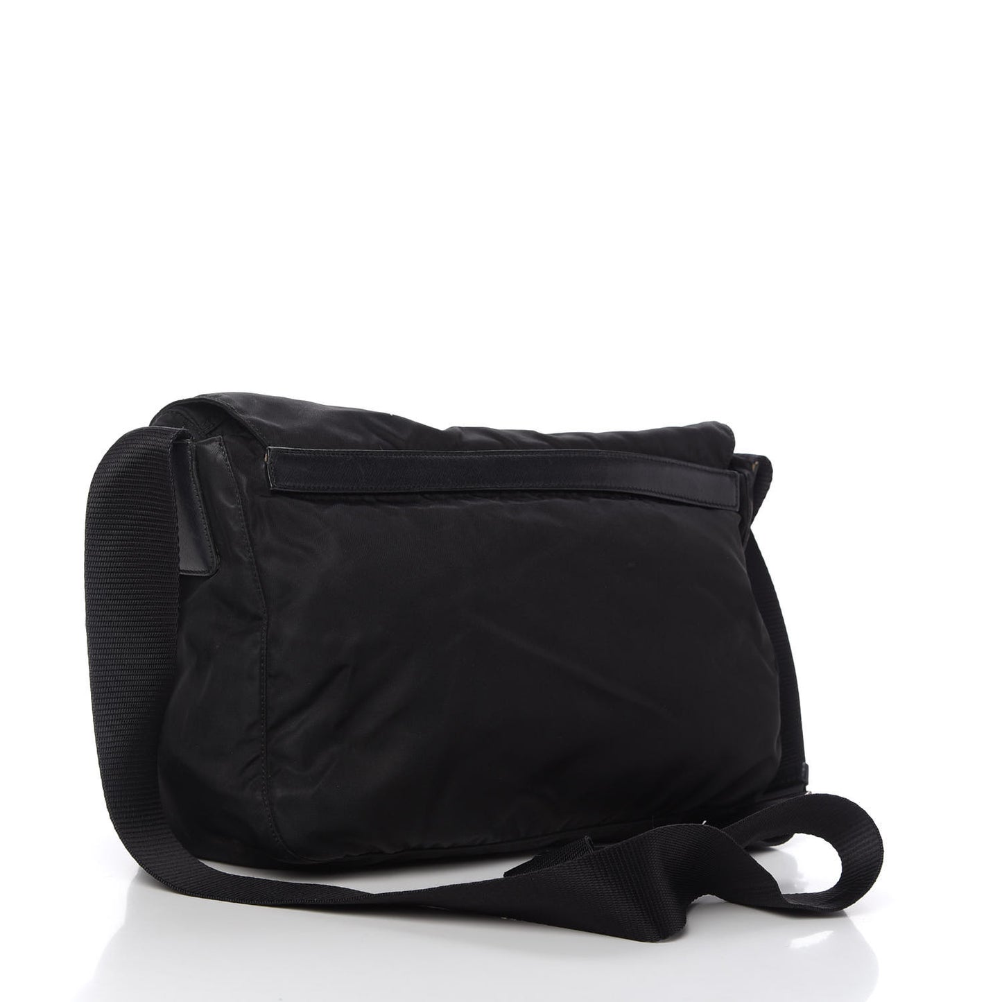 Tessuto Nylon Vela Messenger Bag Black