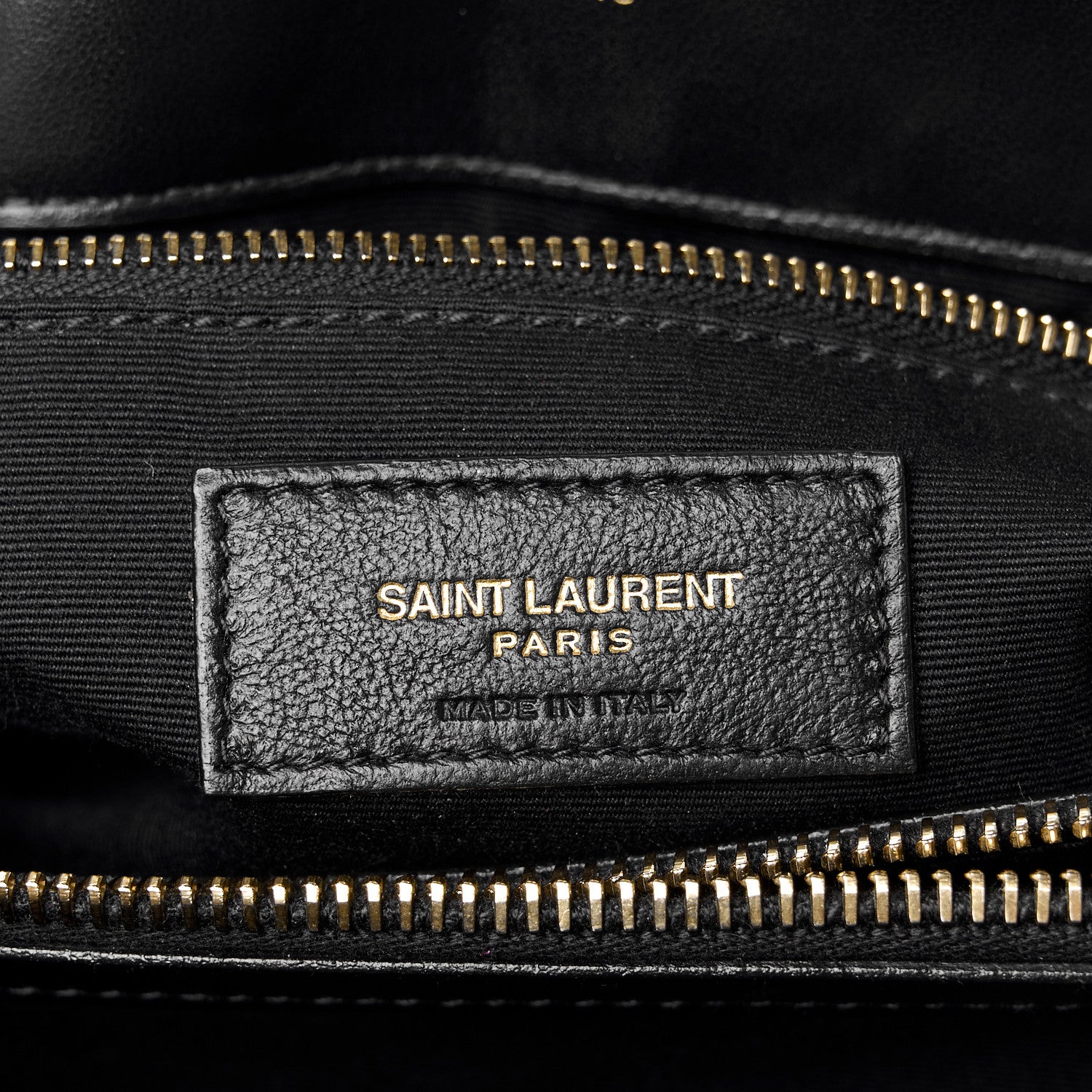 Saint Laurent Calfskin Y Quilted Monogram Medium Loulou Chain Satchel Black 7 of 11