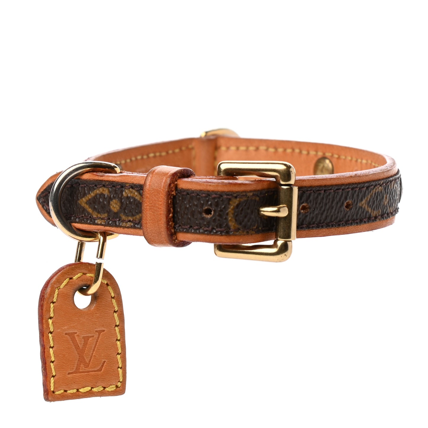Monogram Baxter Dog Collar PM