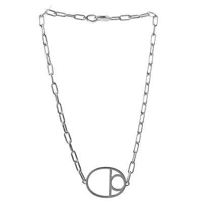 Hermes Sterling Silver Large Amulette Chaine D'Ancre Necklace 3 of 7